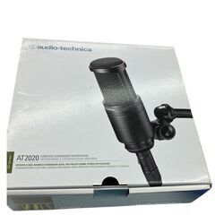 186000 現状品 audio-technica オーディオテクニカ audio technica バックエレクト・コンデンサー型マイクロホン AT2020  [240924HM120216]の画像