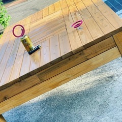 BBQもできるテーブルの画像