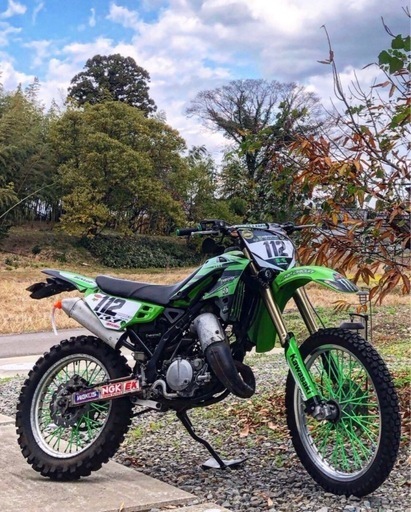 2スト Kawasaki KDX125SR カスタム（純正パーツ多数保管有り）