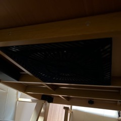 ニトリ  ダイニングテーブルセットこたつ仕様の画像