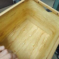 収納箱2個　中古の画像