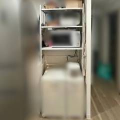 幅伸縮キッチンラック 突っ張り式・棚3段 幅4 7.5～70cm・高さ194~272cmの画像