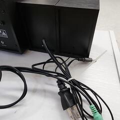 エレコム 2.1ch ステレオ スピーカ 小さい木のスピーカ MS-W02WBKの画像