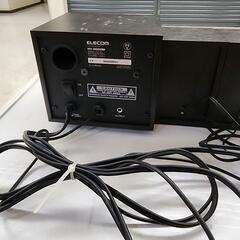 エレコム 2.1ch ステレオ スピーカ 小さい木のスピーカ MS-W02WBKの画像