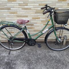 中古自転車 6段変速 26インチ LEDオートライト 軽整備済み...