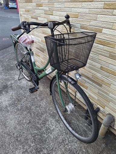 自転車　26インチ　オートライト機能付き　6段階ギア　相模大野　町田 自転車 26インチ オートライト機能付き 6段階ギア 相模大野 町田