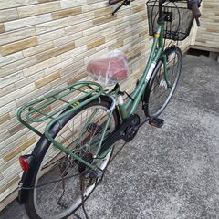 中古自転車 6段変速 26インチ LEDオートライト 軽整備済み 防犯登録対応 町田市 相模原市 MM829の画像