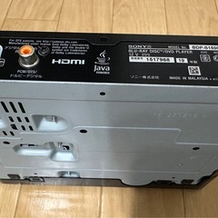 SONY ＢＤ／ＤＶＤプレーヤー BDP-S1500 19年製  の画像