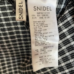 SNIDEL  半袖ブラウス  レディースの画像