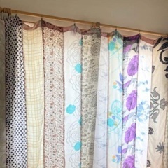 カーテンレール（突っ張り棒）に付けるフック？の画像