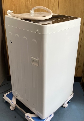 【中古・美品】Haier  全自動洗濯機  5.5キロ 中古 5.5kg ホワイト 全自動洗濯機 ハイアール 2019年～2020年製