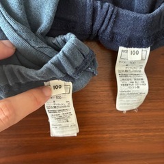 無印良品　ハーフパンツ2枚セット 100cmの画像