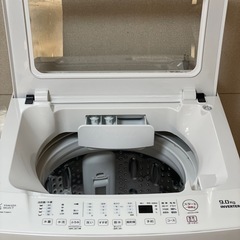 送料・設置込み可　洗濯機　9kg ヤマダ電機　2021年【分解クリーニング済み】の画像