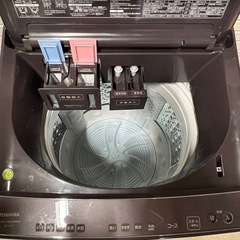 現状渡し！TOSHIBA 洗濯機 10kg 2022年 ブラウン ジャンク扱いの画像