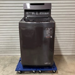 現状渡し！TOSHIBA 洗濯機 10kg 2022年 ブラウン ジャンク扱いの画像