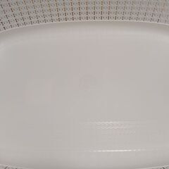 カーバー ニット調ランドリーバスケット 40L ホワイトの画像