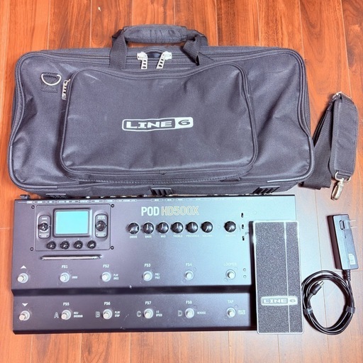 LINE6 POD HD500X マルチエフェクター＆専用ケース LINE6 POD HD500X マルチエフェクター (うさ) 湯本の