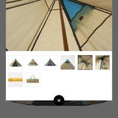 LOGOS Tepee400　一部内部ネット部分補修有りの画像