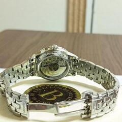 未使用近い美品29万。LONGINES　自動巻きデイト　ダイヤモンドインデックス　腕時計の画像