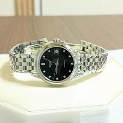 未使用近い美品29万。LONGINES　自動巻きデイト　ダイヤモンドインデックス　腕時計の画像