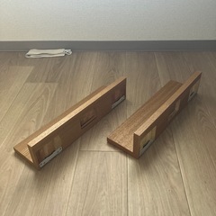 無印良品　壁につける家具　棚2つセットの画像