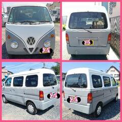 稀少車‼️⭐️ エブリー バン ワーゲンバス仕様⭐️ 車検8年4月 乗り帰り可能の画像