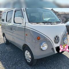 稀少車‼️⭐️ エブリー バン ワーゲンバス仕様⭐️ 車検8年4月 乗り帰り可能の画像