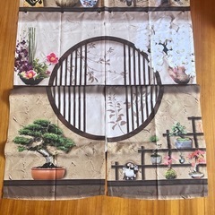 新品未使用　のれん　和柄の画像