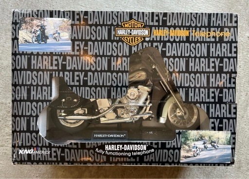 ハーレー　電話機 バイク　アメリカン雑貨　インテリ化　受話器　雑貨　お洒落　バイカー　ミニカー　Harley-Davidson レトロ
