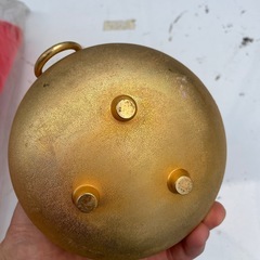 金属製金色香炉　金メッキ香炉 24KGPの画像