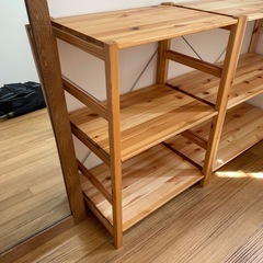 無印良品　ユニットシェルフ　棚　パイン材の画像