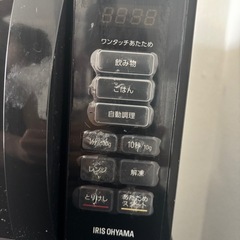 25日までアイリスオーヤマ電子レンジの画像