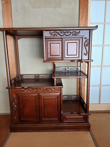 週末限定 最終価格 唐木茶箪笥 杉の最上箪笥 | 赤富士竜市