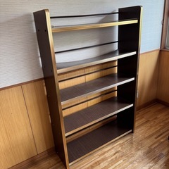 8/22まで 早い者勝ち 収納 本棚 物置 シェルフ 棚 家具 インテリア シンプル 木製 の画像