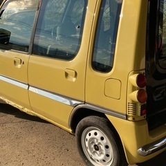 三菱 トッポ タウンビー　錆多めボロ　希少！かわいい旧車・MTフルタイム4WD・黄×黒ゲート・車検R8/6・YouTube動画ありの画像
