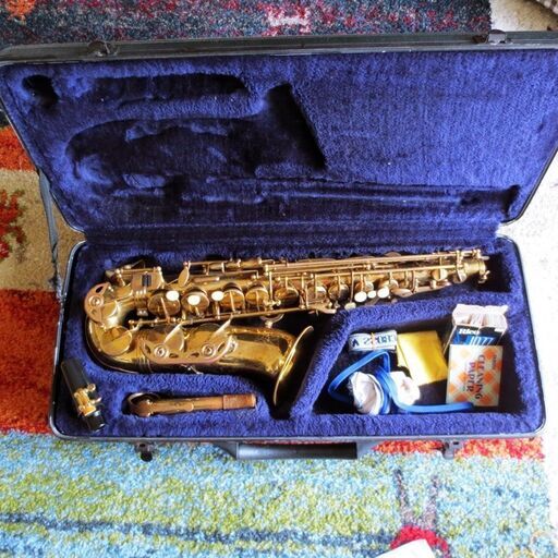 よく吹き込まれた年代物のメビウス　アルトサックス 決定いたしました）よく吹き込まれた年代物のメビウス アルトサックス
