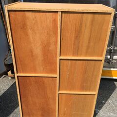 JM20176S)２列３段カラーボックス/収納棚 幅：約60cm 高さ：約89cm 奥行：約28cm 中古品【取りに来られる方限定】の画像