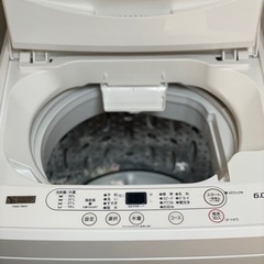 送料・設置込み可　洗濯機　6kg ヤマダ電機　2021年【分解クリーニング済み】の画像
