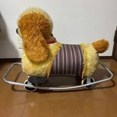 日曜日までの出品　昭和 レトロ ロッキングドッグの画像