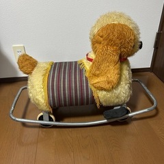 日曜日までの出品　昭和 レトロ ロッキングドッグの画像