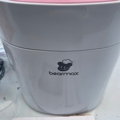 bearmax ベアーマックス 多機能デジタル炊飯器、ホワイト・ピンク の画像