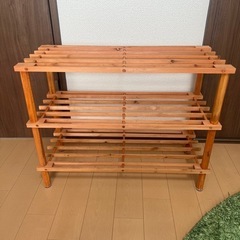 【２個セット】木製棚の画像