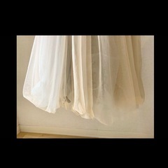 インポートドレス　前撮りグレージュドレスの画像