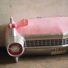 【武蔵小山店】 1959 キャデラック エルドラド ウォールシェルフ 壁掛け棚 車モチーフ シェルフ 車デザイン 家具 アメリカン雑貨 アメリカン ガレージ インテリア レトロ ヴィンテージ 雑貨 ディスプレイ 棚 収納棚 壁掛けの画像