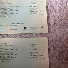 フェス、ライブ、コンサートチケットの画像