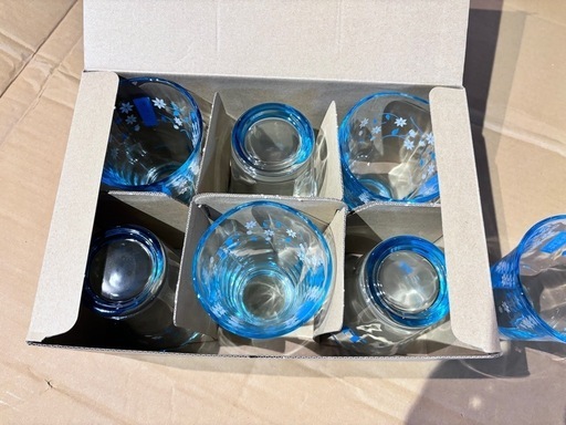 茉莉花24年グラス 6個入り 新品 未使用品
