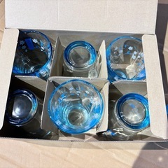 茉莉花24年グラス 6個入り 新品 未使用品の画像