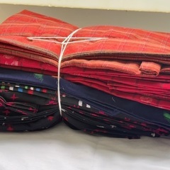【美品/約70枚/7束/約47.5kg・引き取り限定】着物 まとめ売り 大量 セット 和装 和服 生地 古布 リメイク素材 はぎれ 反物系混在の画像