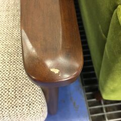 ★リユースのサカイ横浜南店★YM1382  2人掛けソファ ブラウン W128×D80×H105 クリーニング済みの画像