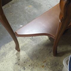 アンティーク棚、猫足、大理石、おしゃれな棚、102ｘ３８ｘ７４の画像